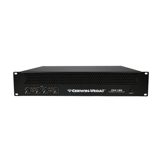 4-Channel Power Audio Amplifier, 1820W 120V-Bridging 8Ω - CV4-18H - Cerwin Vega