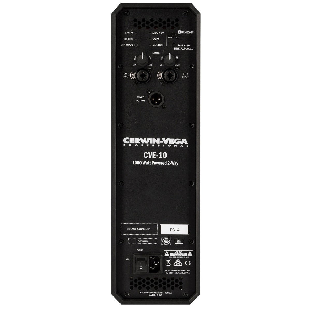 CVE - 10 10" 2 - Way Powered Loudspeaker - Cerwin Vega