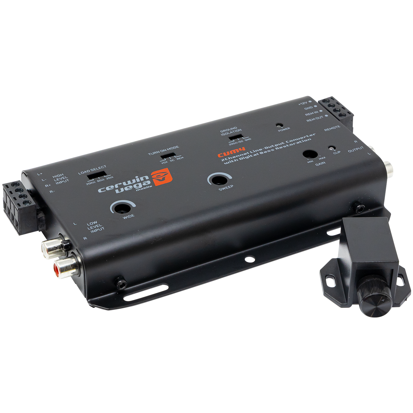 2-Channel Line Output Converter and Bass Enhancement Processor - CVM4
