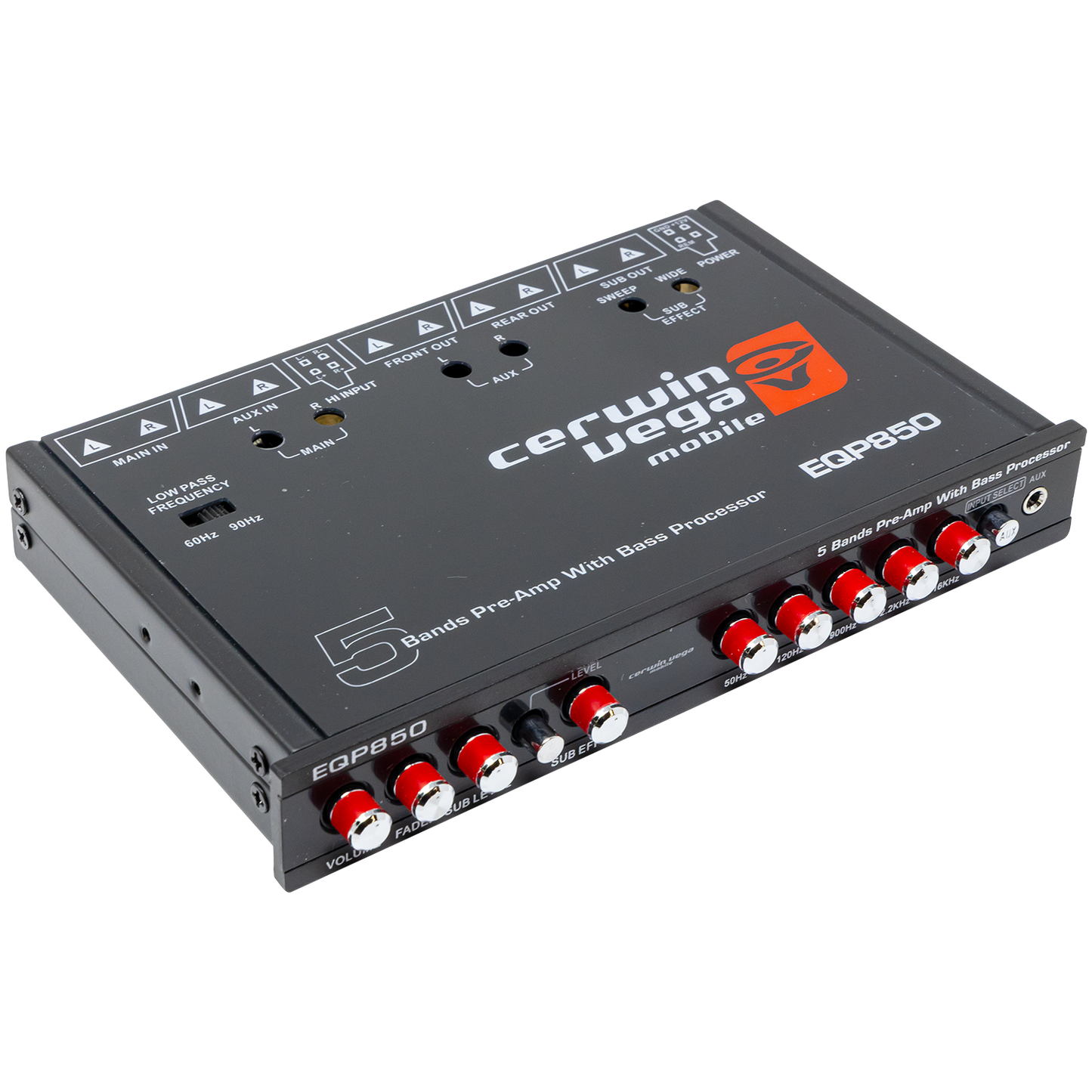 5 Band Pre-Amp Equalizer with Bass Processor - EQP850