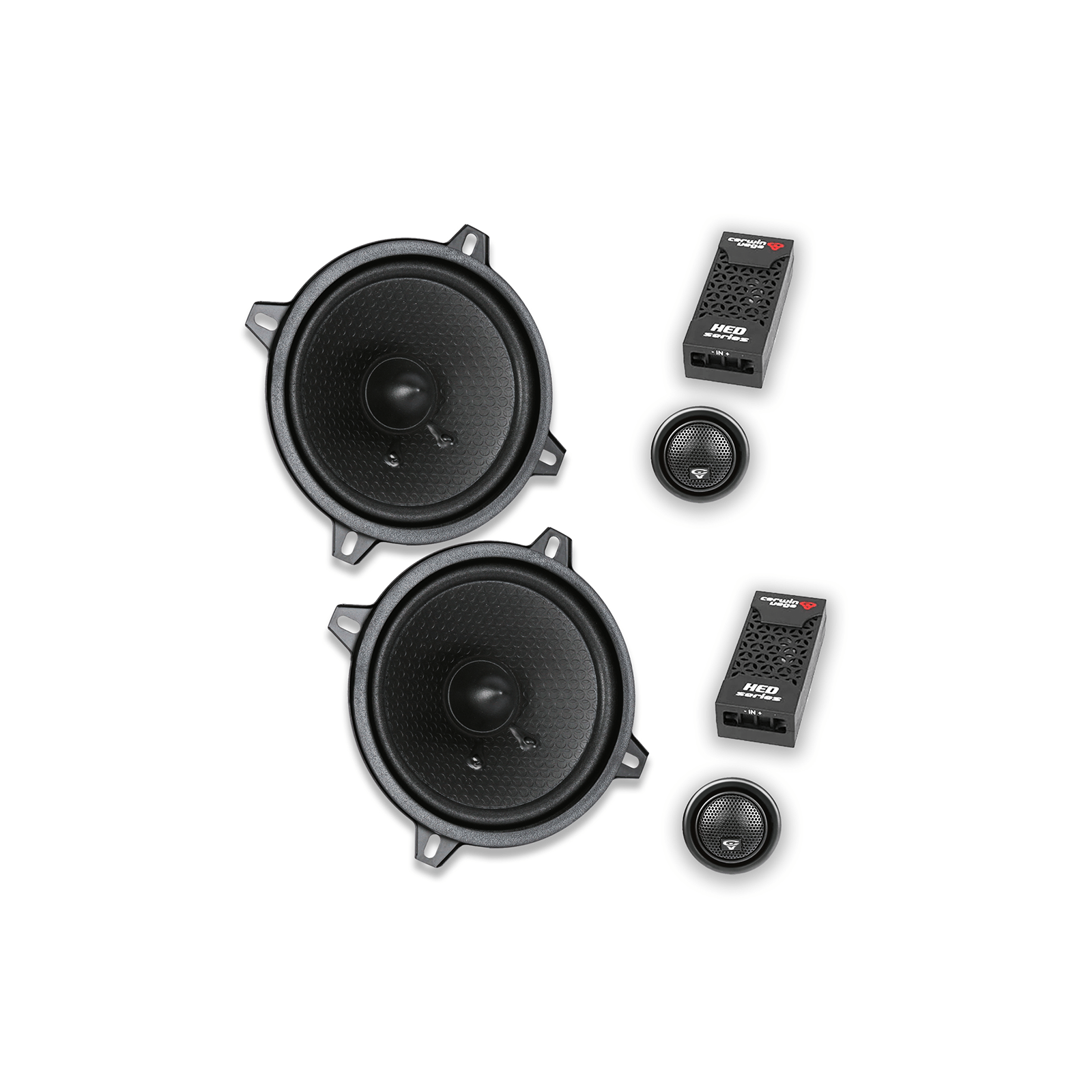 5.25” HED 2-Way Component Full Range Speaker Set - H525C 5.25” HED 2-Way Component Full Range Speaker Set - H525C