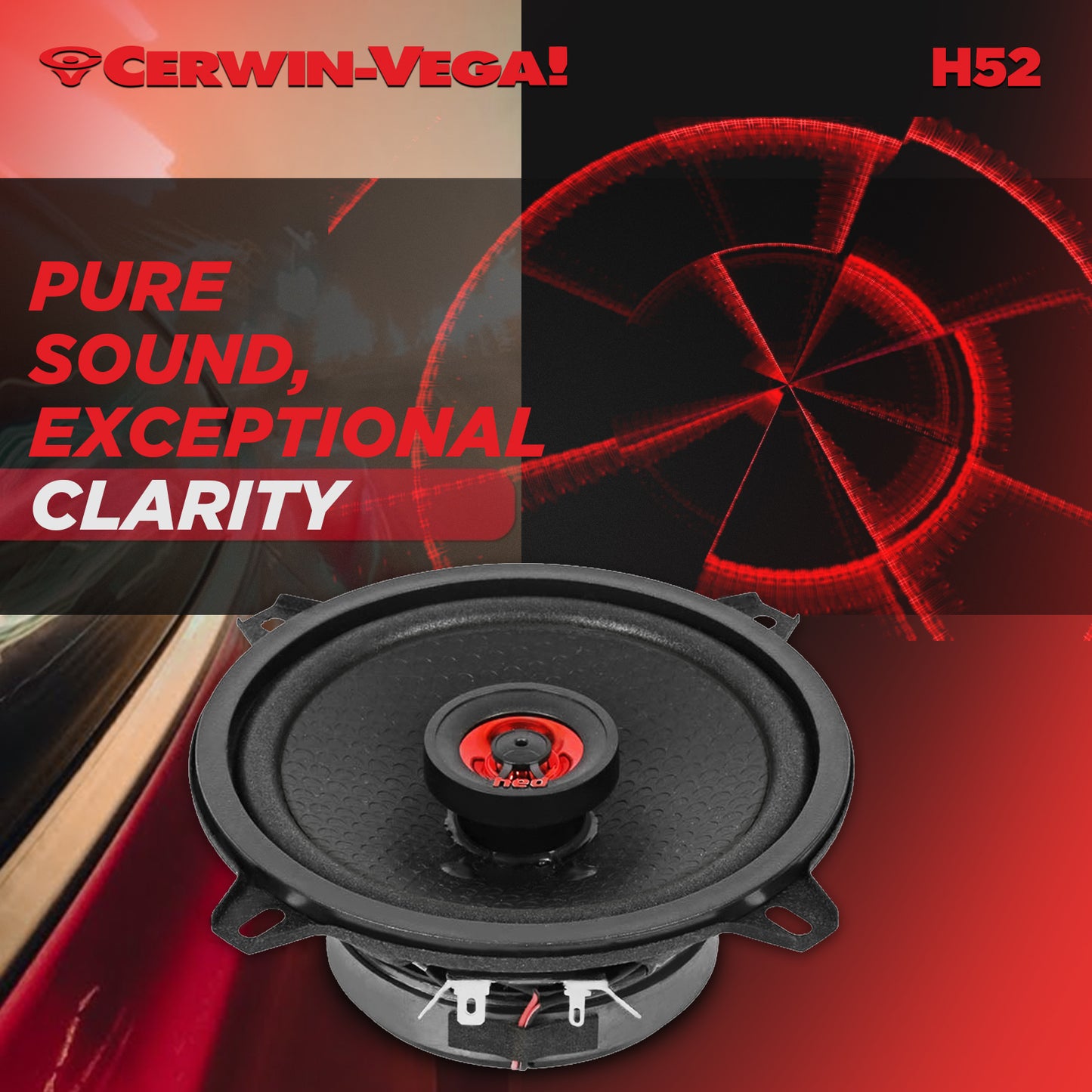 H52 - HED 2025 Edition 5.25” 2-Way Coaxial Full Range Speaker Set