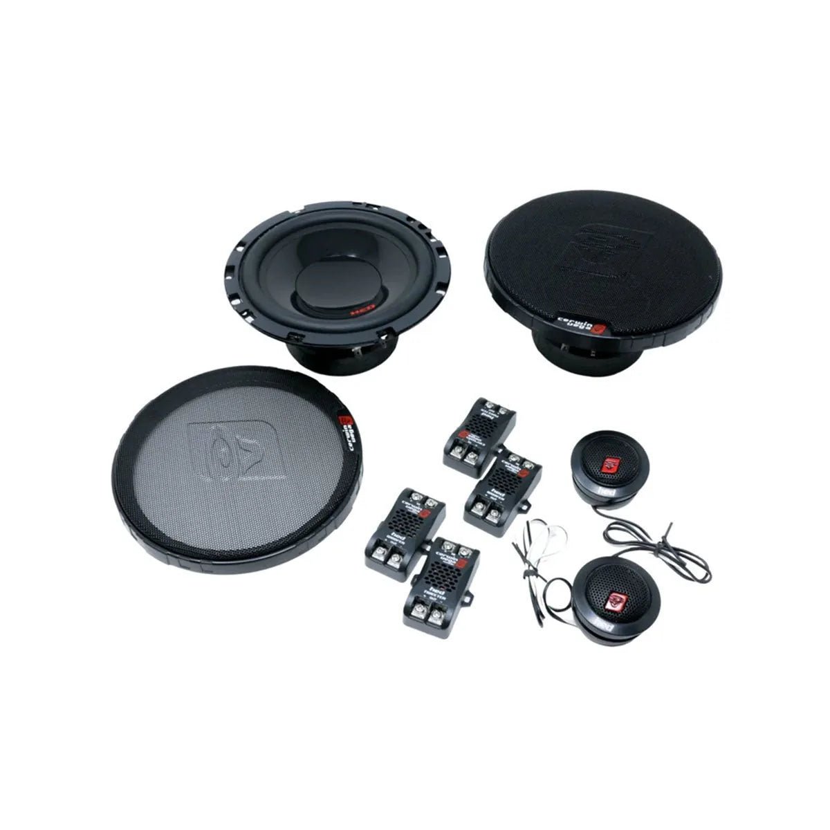 6.5 Inch HED 2-Way Component Speakers for Superior Sound