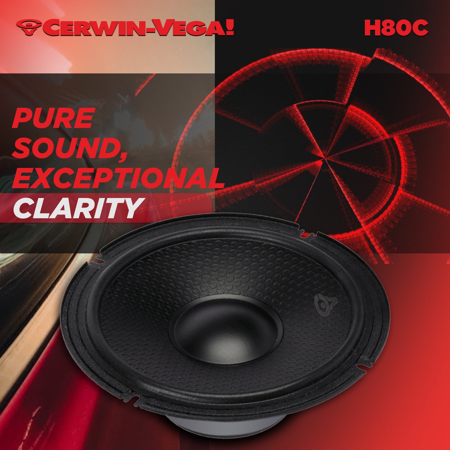 H80C - HED 2025 Edition - 8” 2-Way Component Full Range Speaker set