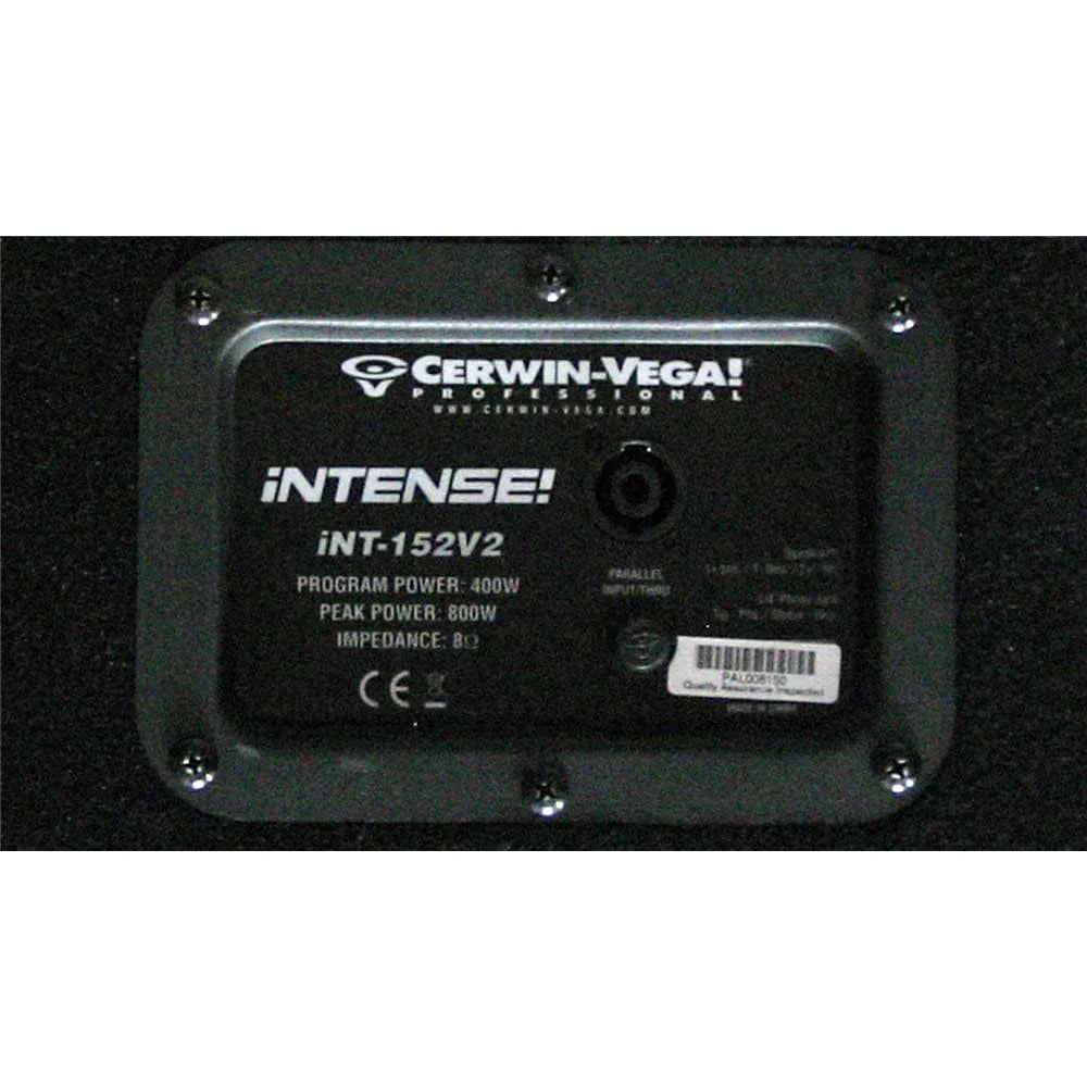 INT-152V2 15" 2-WAY Full Range Passive PA Speaker