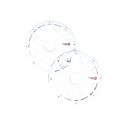 RPM Stroker 6.5" Flush Mount Speaker Grill, Steel With Powder Coating, Pair - Cerwin Vega