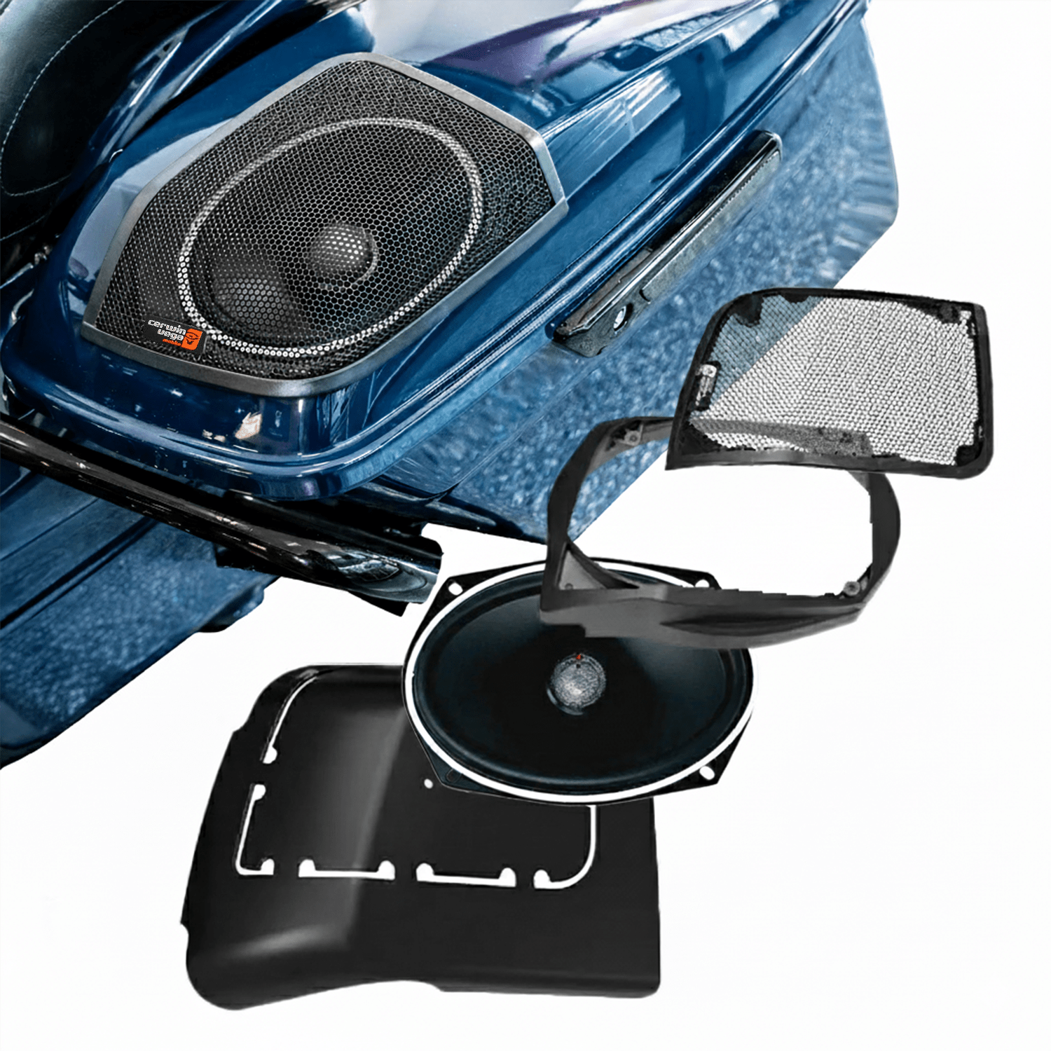 2014-2023 Harley Davidson® Cut In Lid Kit with ST692CX2 (2Ω