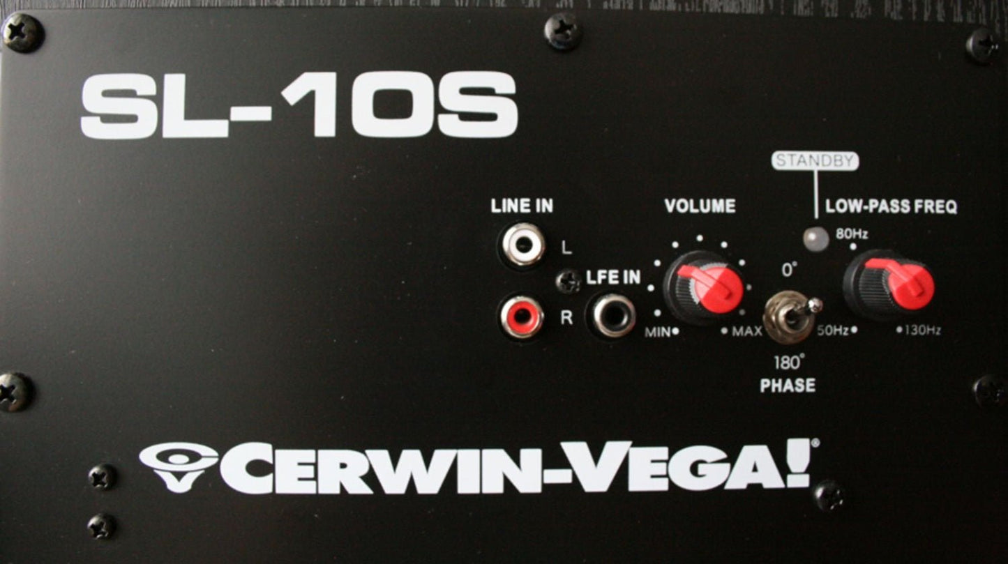 SL Series 10" Powered Home Theatre Subwoofer - SL - 10S - Cerwin Vega