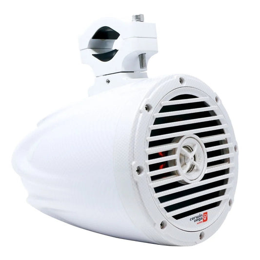 SMC8CFW - 8" STROKER RPM 500W 3-way Speaker Canister Kit Carbon Fiber White - Cerwin Vega