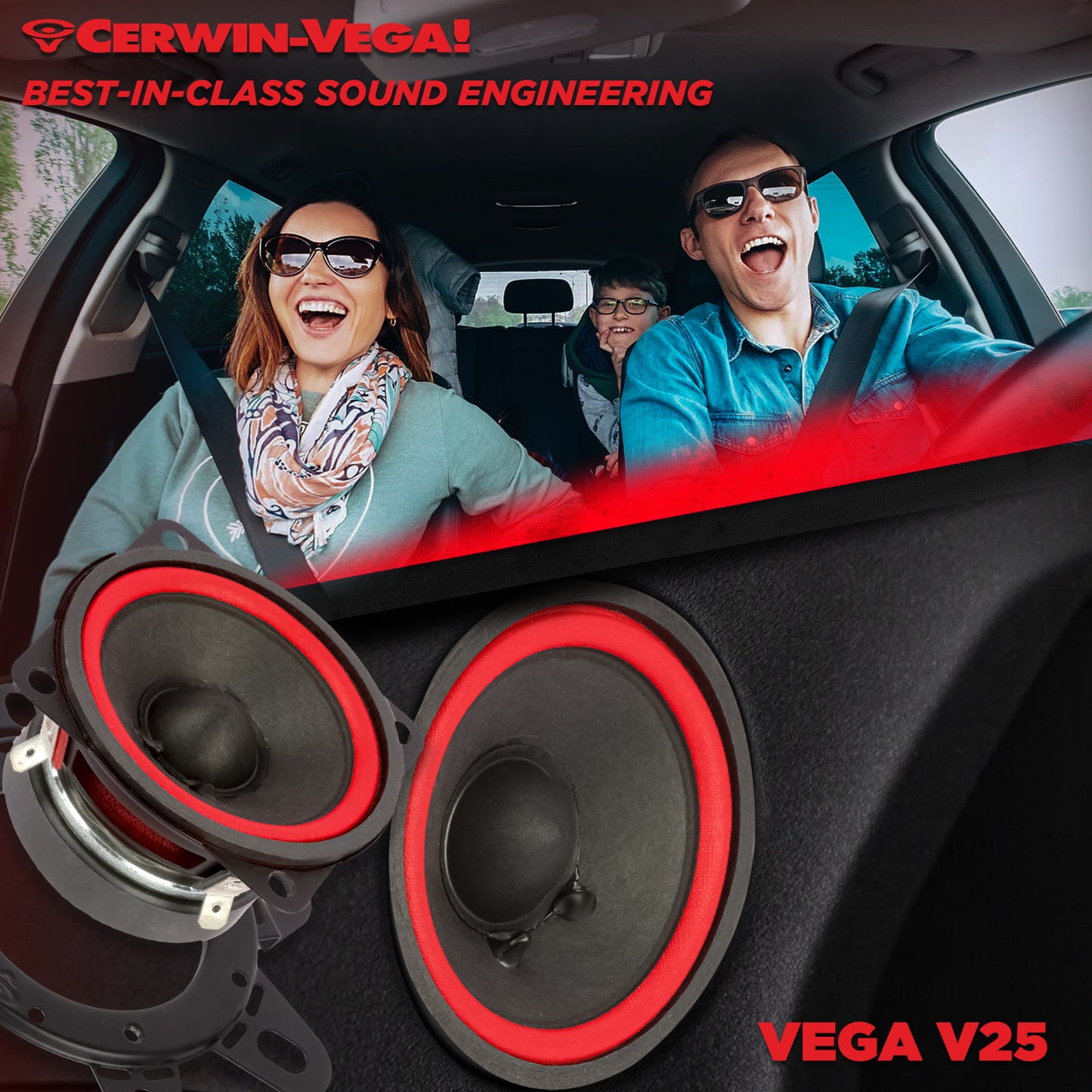 Vega 2025 Edition - 2.5" FULL RANGE SPEAKER - V25