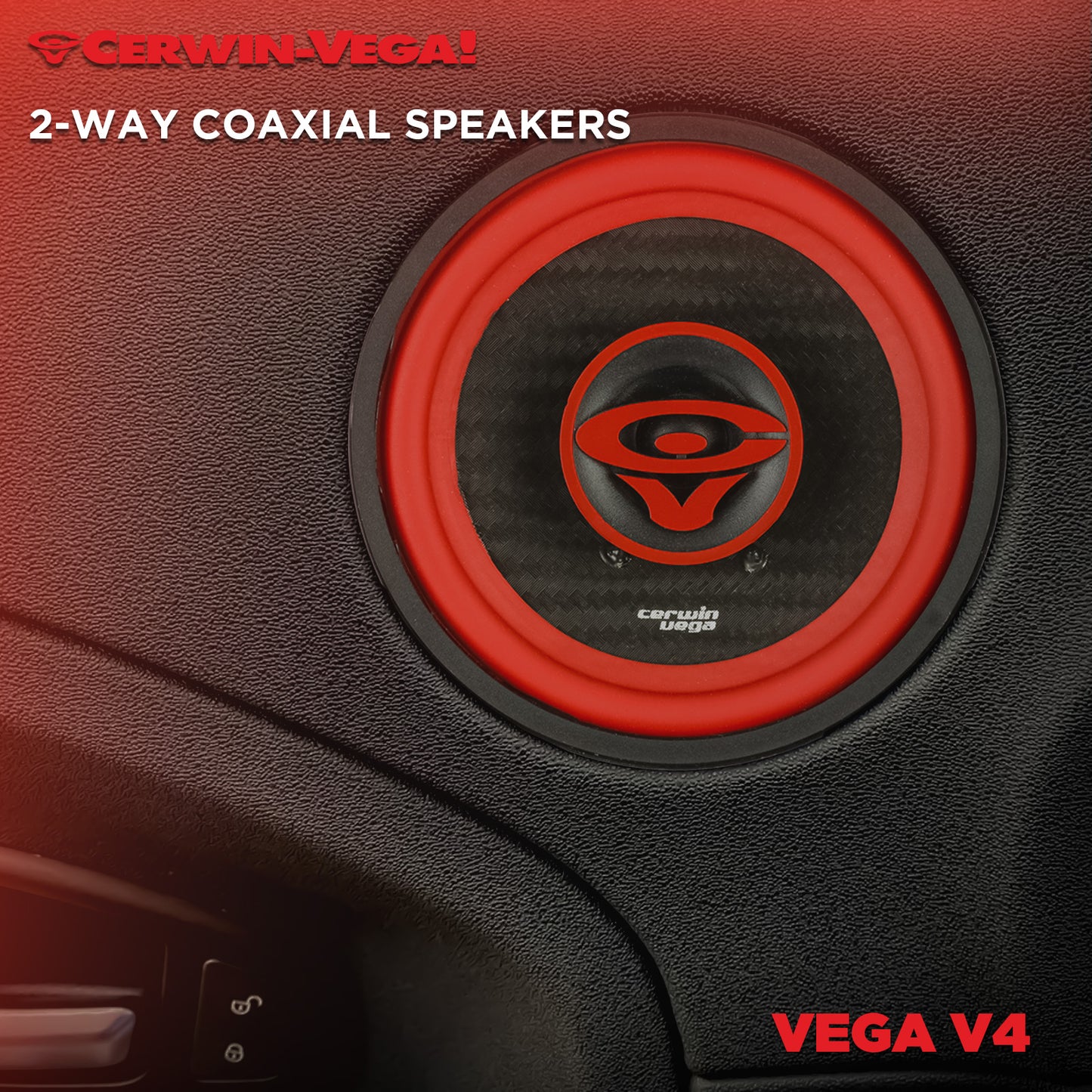 Vega 2025 Edition - 4" 2-Way Coaxial Speakers (4Ω) - V4
