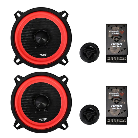 Vega 5.25" 2-WAY COMPONENT FULL RANGE SPEAKER SYSTEM (4Ω)- V525C