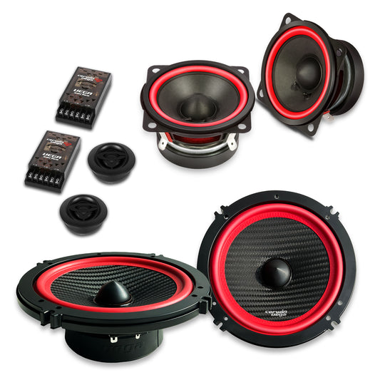 Vega 2025 Edition - 6.5" 3-Way Component Speaker System (4Ω) - V6525C