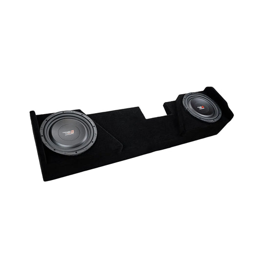 Dual 10" Subwoofer Enclosure for 2014-Up CHEVY+GMC 3500 with VMAXS102 - VMAXS102MDV210NS - Cerwin Vega