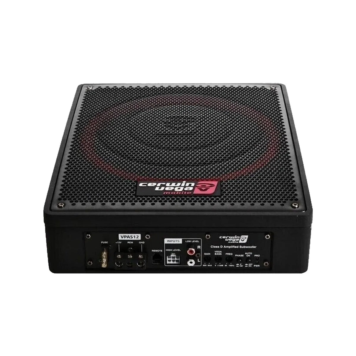 12" Vega Series Compact Powered Subwoofer with Passive Radiator - VPAS12 - Cerwin Vega