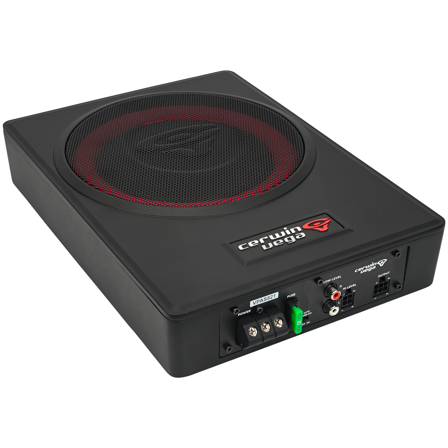 8" UNDER-SEAT BASS SOLUTION WITH VEGA BASS + 2 CHANNEL OUTPUT FOR ADDTIONAL SPEAKERS - VPAS821