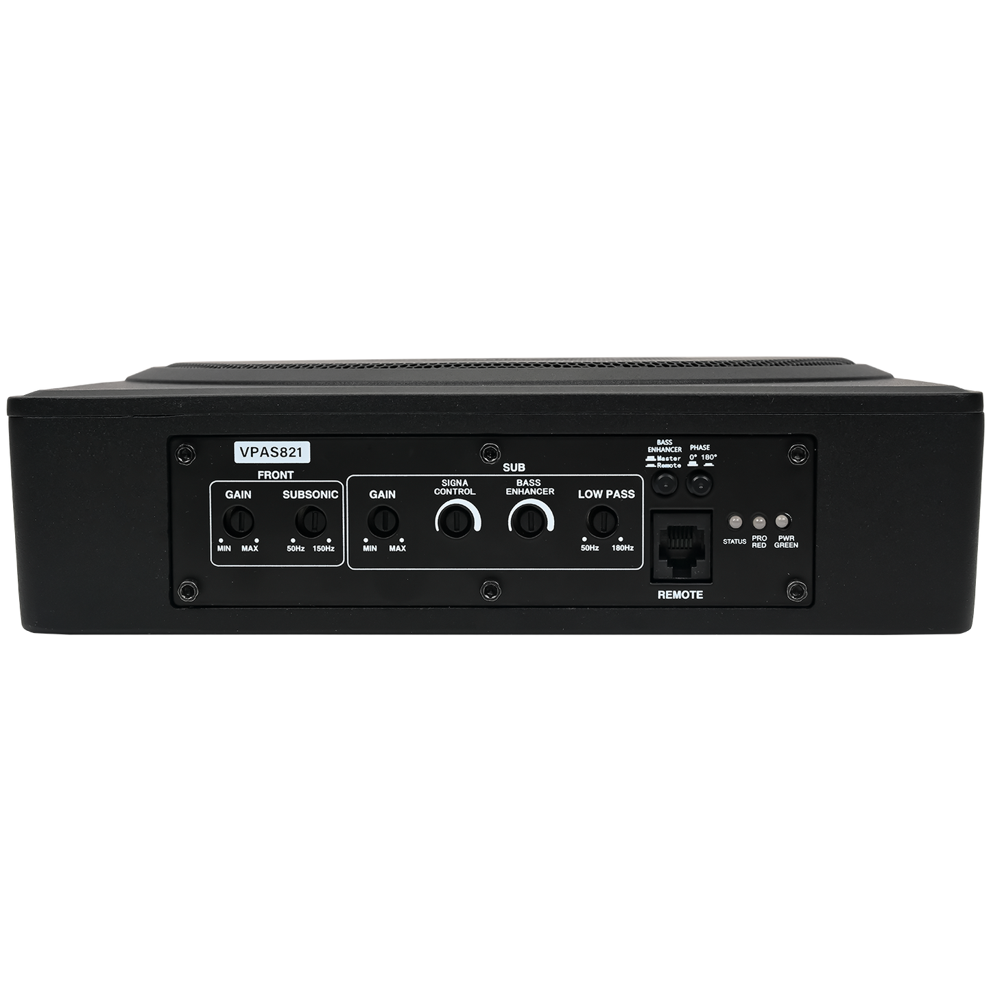 8" UNDER-SEAT BASS SOLUTION WITH VEGA BASS + 2 CHANNEL OUTPUT FOR ADDTIONAL SPEAKERS - VPAS821