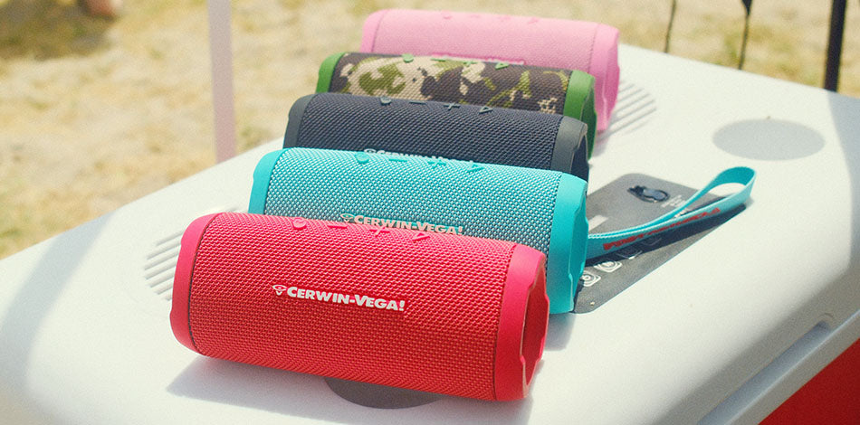 VEGAMINI Bluetooth Speakers in a variety of colors