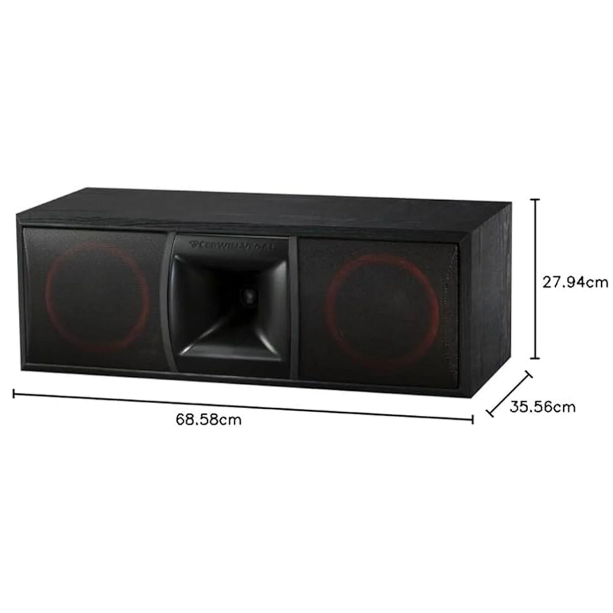 6.5" Dual XLS Series 2-Way Center Channel Speaker - XLS-6C - Cerwin Vega