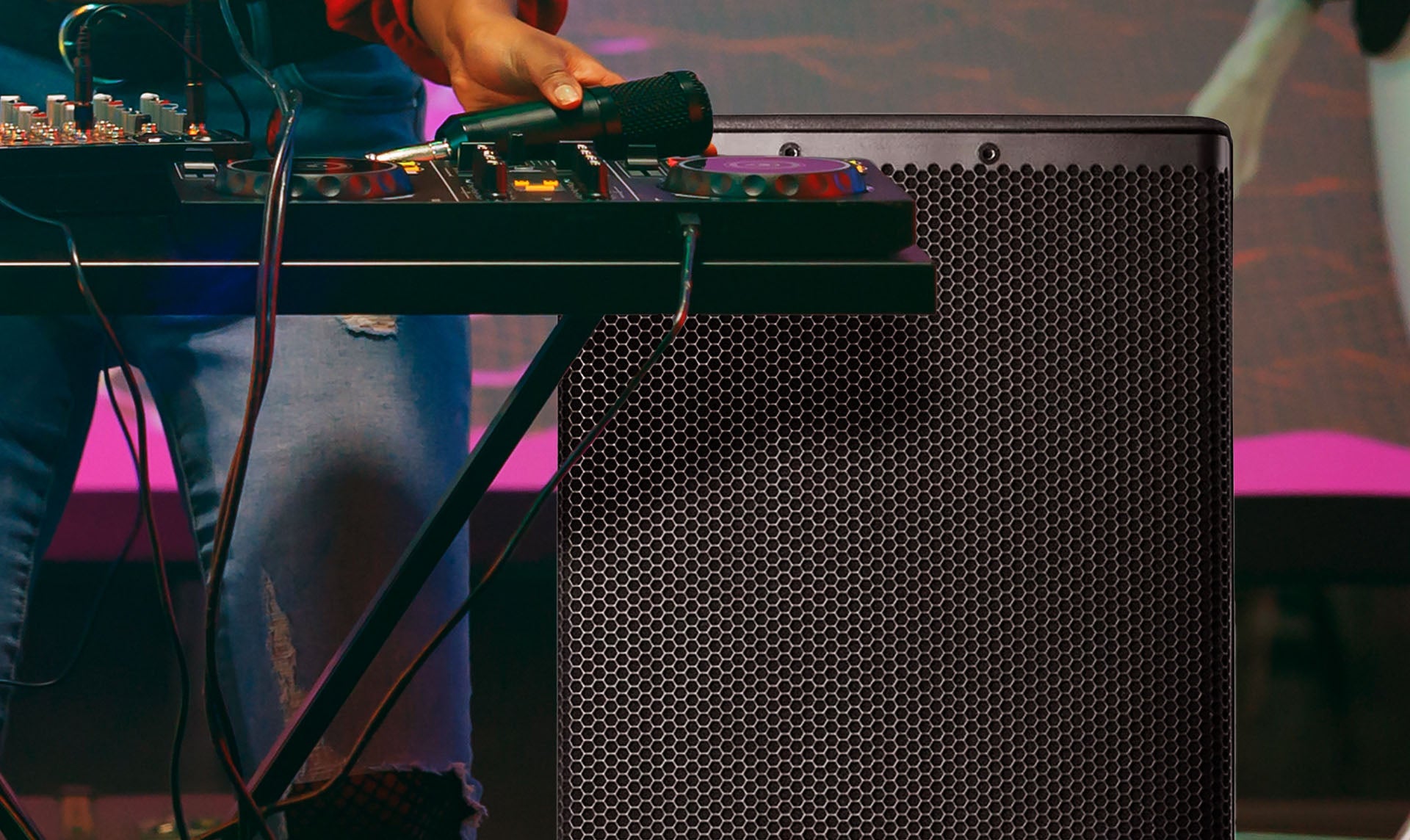 Cerwin-Vega equipment in studio