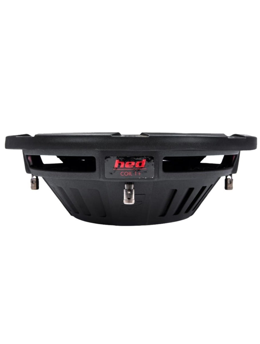 Side view of 12 inch Shallow Subwoofer Black