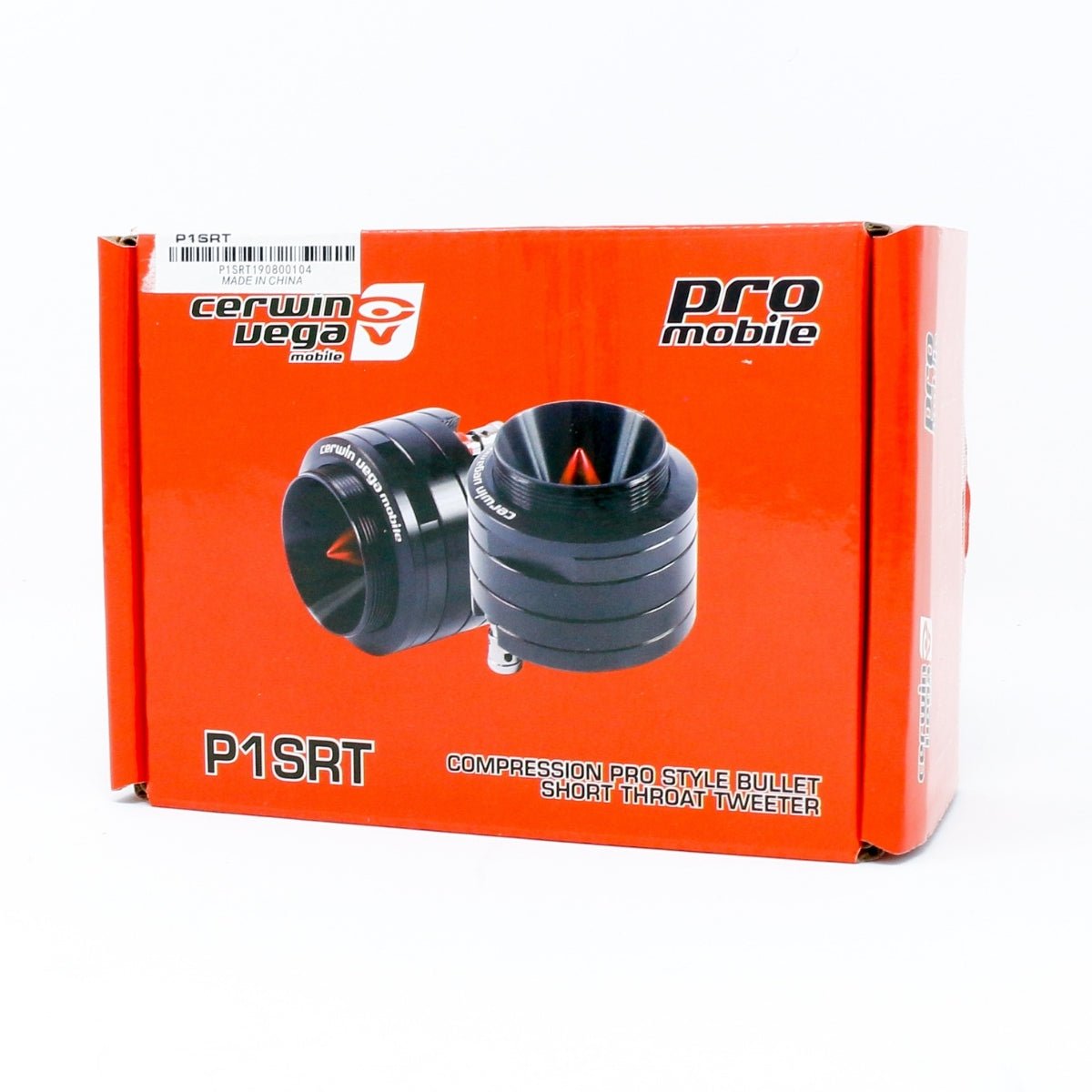 Pro Series 1" Short Compression Bullet Horn Tweeter - P1SRT - Cerwin Vega