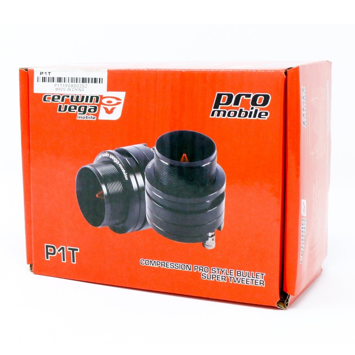Pro Series 1" Compression Bullet Horn Tweeters - P1T - Cerwin Vega