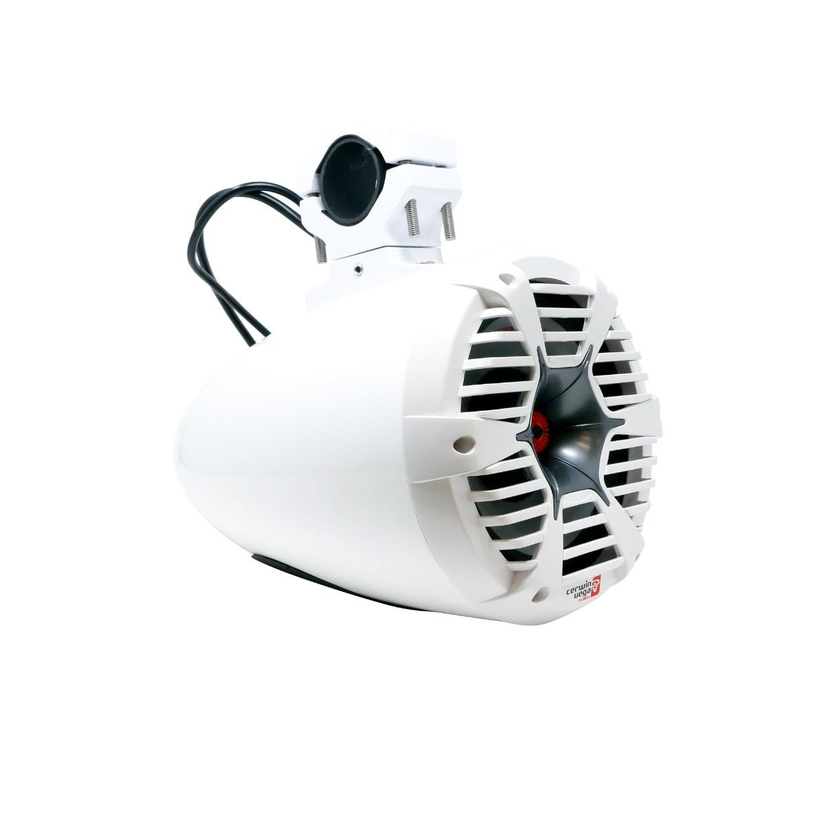 SPMT65SBW - 6.5" STROKER PRO RPM Single 400W Marine Tower Kit Carbon Fiber White