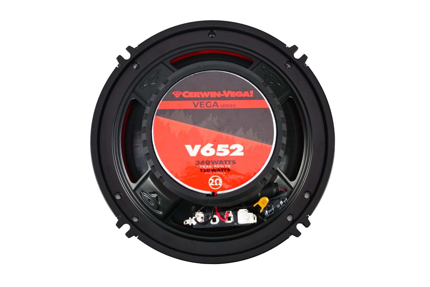 Vega 2025 Edition - 6.5" 2-Way Coaxial Full Range Speakers (2Ω) - V652