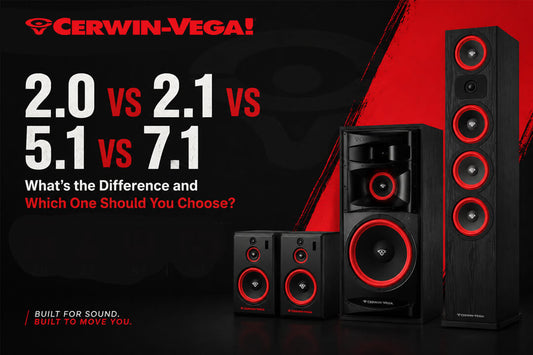 2.0 vs 2.1 vs 5.1 vs 7.1 Speakers Which One to Choose