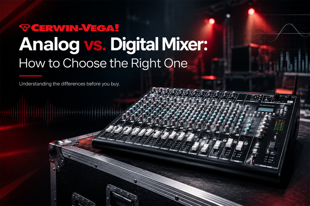 Analog vs Digital Mixer How to Choose the Right One