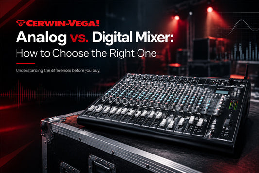 Analog vs Digital Mixer How to Choose the Right One