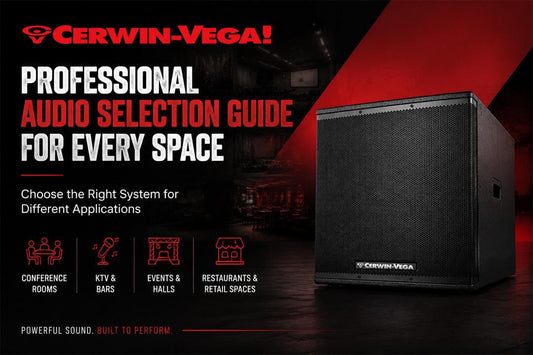 Professional Audio Selection Guide: How to Choose the Right System for Different Applications - Cerwin Vega