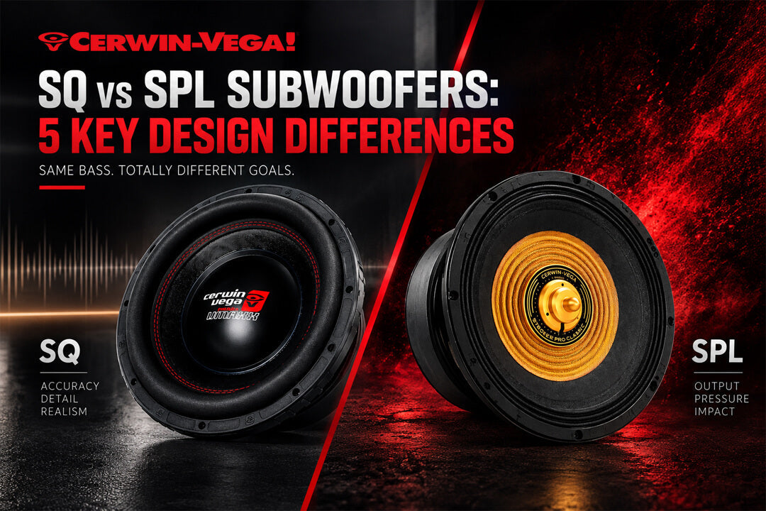SQ vs SPL Subwoofers 5 Key Design Differences