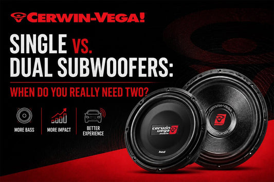 Single vs Dual Subwoofers: When Do You Really Need Two? - Cerwin Vega