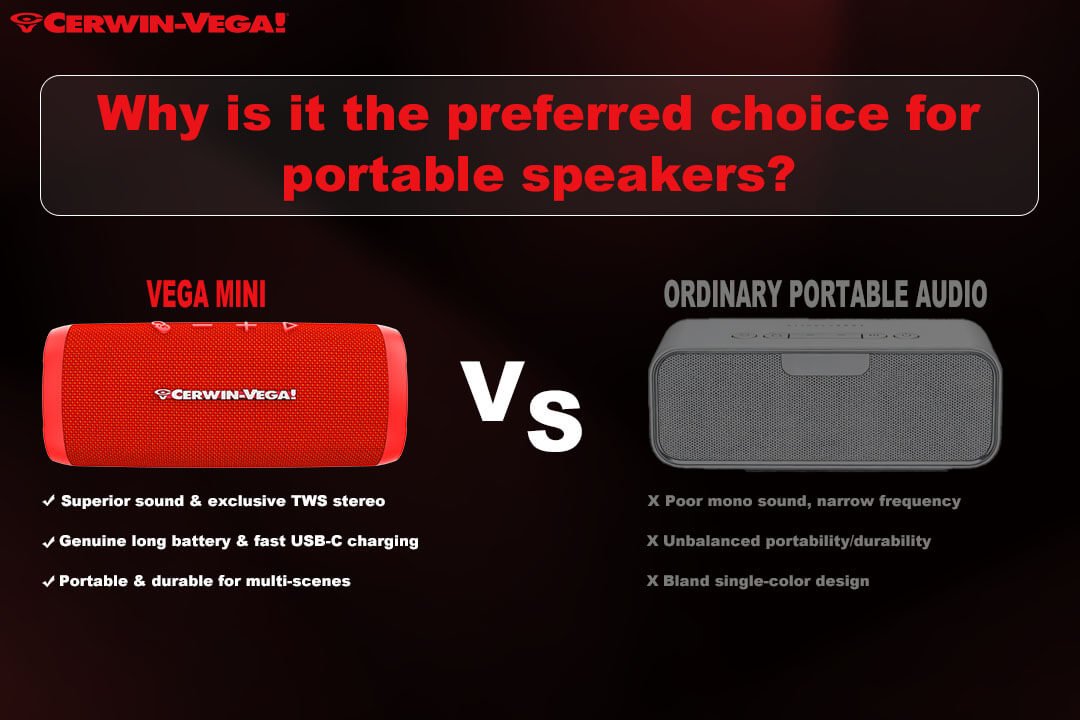 VEGA MINI: A Reliable Choice for Portable Bluetooth Speakers in Its Price Range - Cerwin Vega