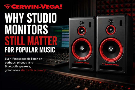WHY STUDIO MONITORS STILL MATTER FOR POPULAR MUSIC