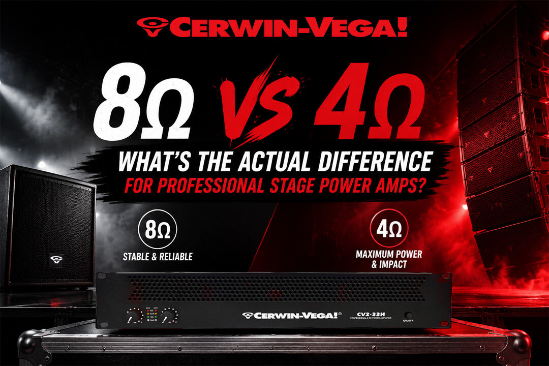 What’s the Actual Difference Between 8 Ohm and 4 Ohm Loads for Professional Stage Power Amps