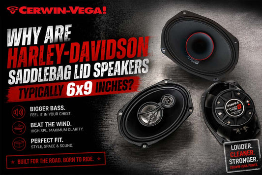 Why Are Harley-Davidson Saddlebag Lid Speakers Typically 6x9 Inches