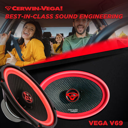 Vega 2025 Edition - 6"x9" 2-WAY COAXIAL FULL RANGE SPEAKERS - V69