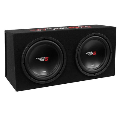 12" Dual XED Series Sealed Enclosure & Amplifier Bass Package - BKX212S - Cerwin Vega