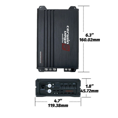 12" Dual XED Series Vented Enclosure & Amplifier Bass Package - BKX212V - Cerwin Vega