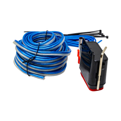 4 Gauge Complete Waterproof Amp Kit, 20ft. with RCA, Speaker Cable - CAKM42