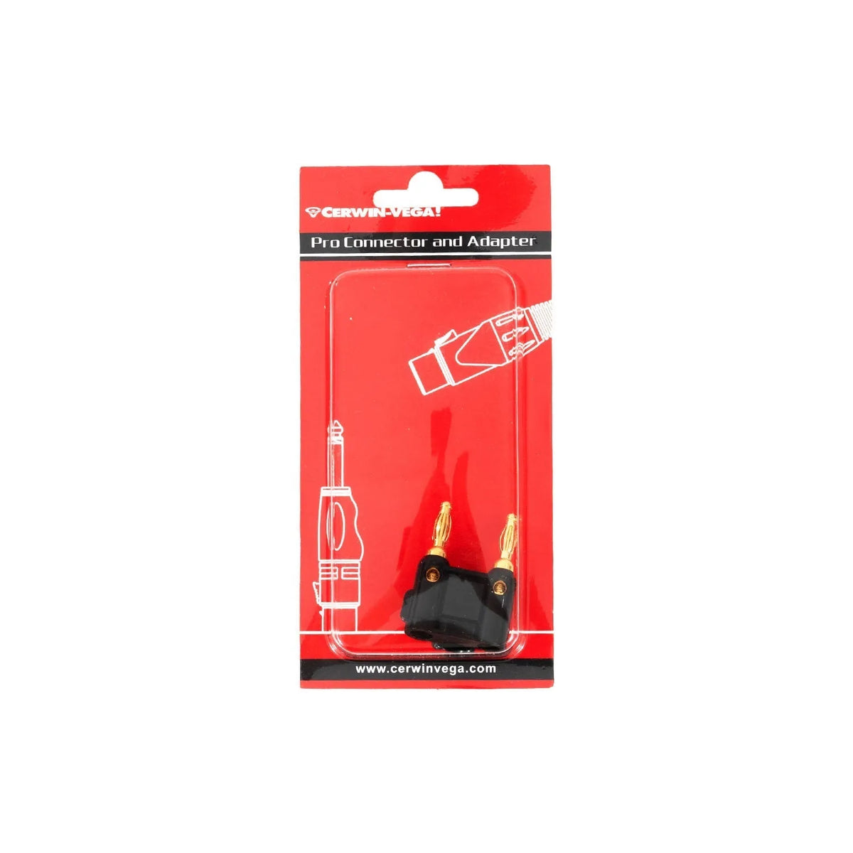 Banana Plug Dual Black - CBLDBP15B - Cerwin Vega