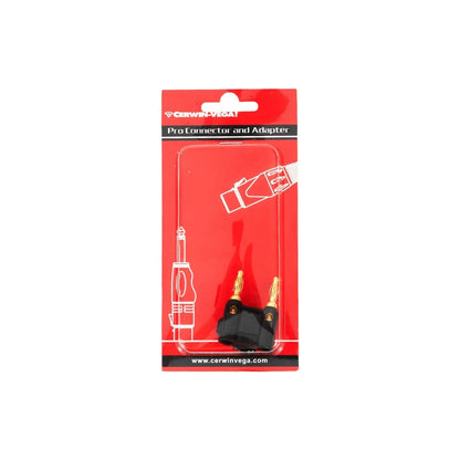 Banana Plug Dual Black - CBLDBP15B - Cerwin Vega