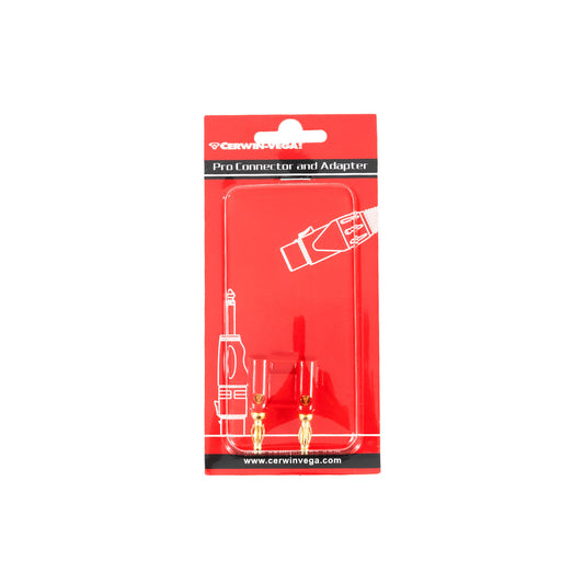 CBLDBP15R - DUAL BANANA PLUGS - RED (15 FT)