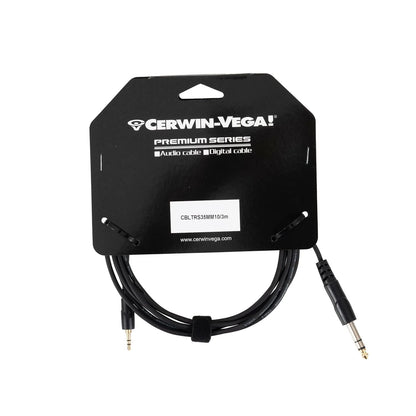 CBLTRS35MM10 - 3.5MM Male to 1/4" Male (10FT) - Cerwin Vega