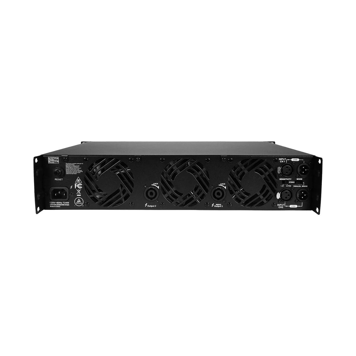 シンロン ボイプラ2 week1上海コンプ 2-Channel Power Amplifier, 2260W 120V Briding 8Ω - CV2-22H