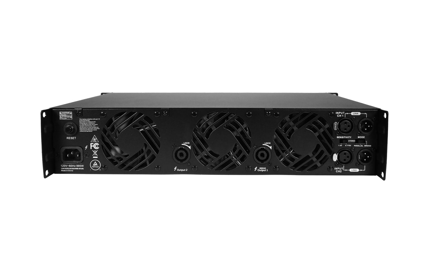 CV2-33H   2-CH Power Audio Amplifier, 2880W