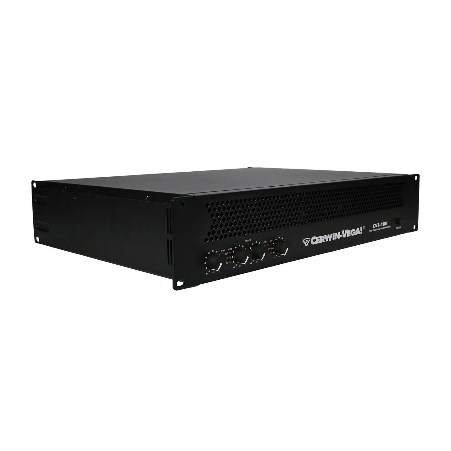 4-Channel Power Audio Amplifier, 1820W 120V-Bridging 8Ω - CV4-18H - Cerwin Vega